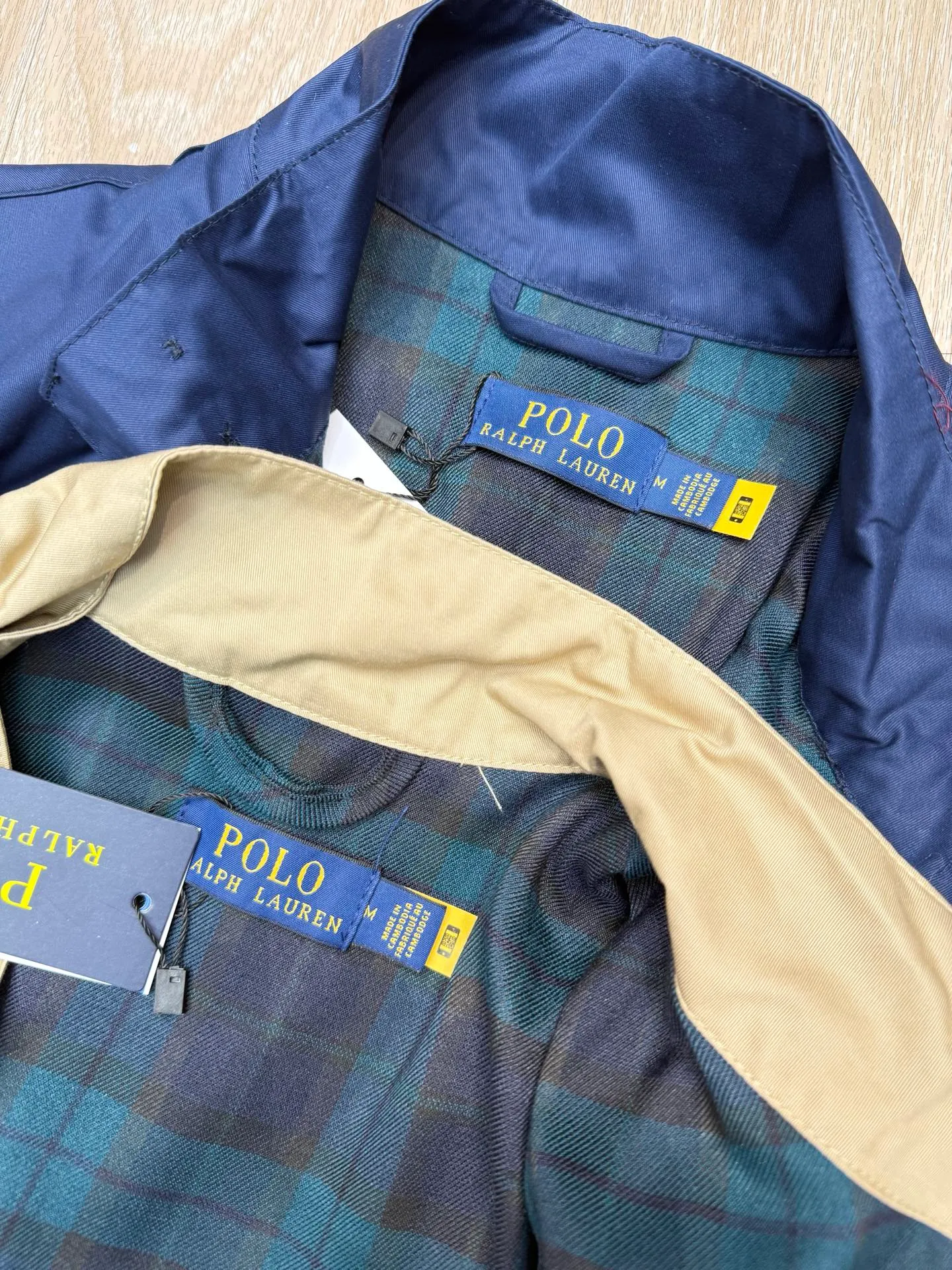 P350 Ralph Lauren American high-end brand new jacket in stock. Focus on quality and compare at will. Welcome to compare details and price. Size: S M L XL Color: Navy Khaki